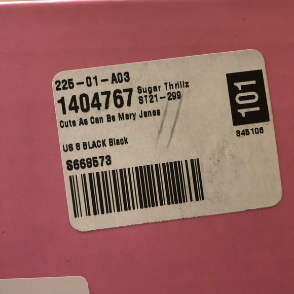 Sold out NIB Sugar Thrillz Cute As Can Be Mary Janes - Picture 7 of 9